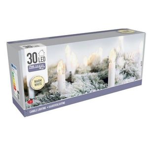 Vianočná svetelná LED reťaz Candle Lights, 30 LED sviečok vyobraziť