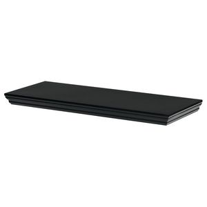 Nástenná polička P-024, matná čierna, 60 cm vyobraziť