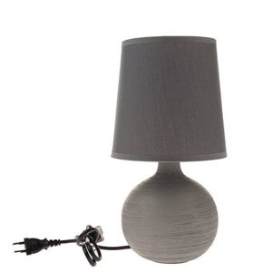 Keramická stolná lampa Grafit, 29 cm, sivá vyobraziť