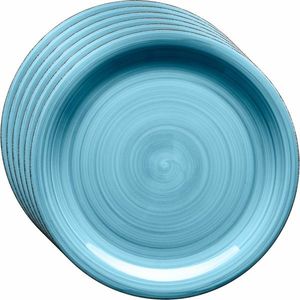 Mäser Súprava 6 plytkých tanierov Bel Tempo 27 cm, modrá vyobraziť