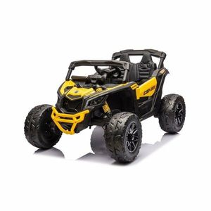 Baby Mix Detské elektrické autíčko Buggy Hornet, žltá vyobraziť
