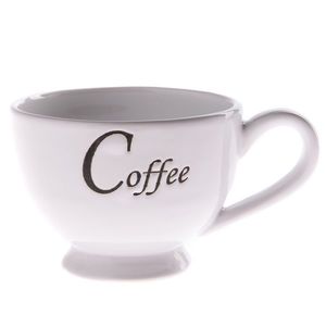 Keramická šálka Coffee 180 ml, biela vyobraziť