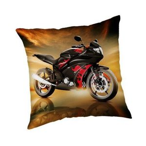 Jerry Fabrics Vankúšik Motorka red, 40 x 40 cm vyobraziť