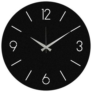 Nástenné hodiny Trevwela, Black, 48 x 48 cm cm vyobraziť
