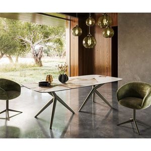 Jedálenský stôl Edge Boot 240x120 keramika Iris FMG Patagonia Lappato vyobraziť
