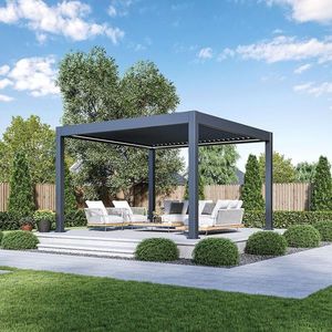 Elektrická bioklimatická pergola PRESTIGE 4x4 m Rojaplast vyobraziť