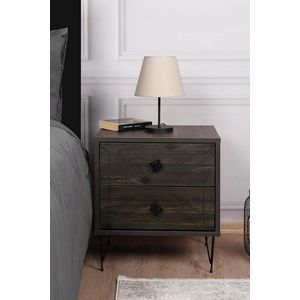 Nočný stolík Luna - Dark Brown vyobraziť