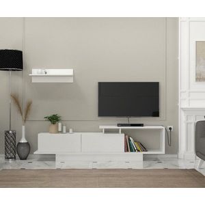 TV skrinka / Obývacia stena Asos - White vyobraziť