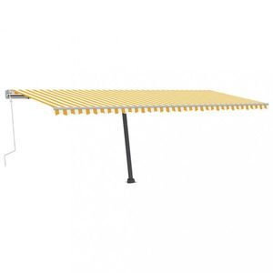 Voľne stojaca ručne zaťahovacia markíza 350x250 cm Dekorhome vyobraziť