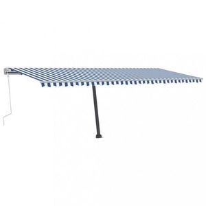 Voľne stojaca ručne zaťahovacia markíza 350x250 cm Dekorhome vyobraziť