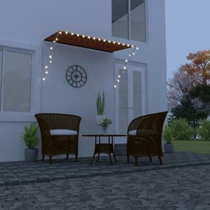 Zaťahovacia markíza s LED svetlom 250x150 cm Dekorhome vyobraziť