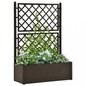 Záhradný kvetináč s treláží 100x43x142 cm PP Dekorhome vyobraziť