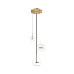 Zuma Line P0428-03L-L4AC - LED Luster na lanku ENCELADUS 3xLED/5W/230V zlatá P0428-03L-L4AC vyobraziť