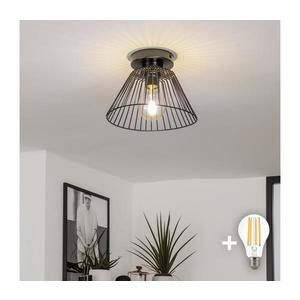 Brilagi - LED Prisadený luster CERIA WIRE 1xE27/40W/230V pr. 30 cm čierna BG3988+EG300163 vyobraziť