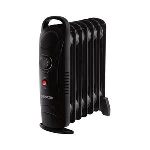 Sencor - Olejový radiátor s 7 rebrami 700W/230V čierna 41005432 vyobraziť