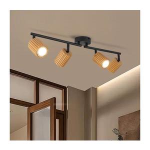Brilagi - Bodové svietidlo MODERN WOOD 4xGU10/8W/230V drevo/čierna BRI376 vyobraziť