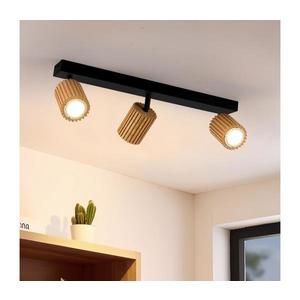 Brilagi - Bodové svietidlo MODERN WOOD 3xGU10/8W/230V drevo/čierna BRI378 vyobraziť