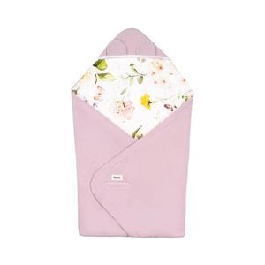 Lionelo - Zavinovačka pre autosedačku TRAVEL SWADDLE 90x90 cm Ružové kvety 5903771720731 vyobraziť