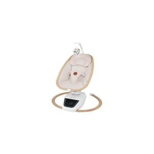 Lionelo - Detská hojdačka s melódiou OLIVIA Beige Natural + diaľkové ovládanie 5903771720922 vyobraziť