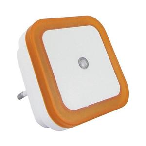 LED nočné svetlo so senzorom súmraku, LED/0, 5 W/230 V, oranžové 034 0000188 vyobraziť