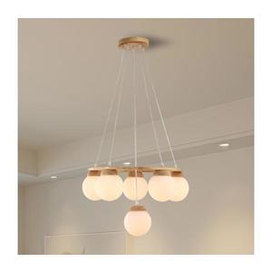 Brilagi - Závesný luster na lanku VISBY WOOD 6xE27/60W/230V priemer 58 cm drevo BRI452 vyobraziť