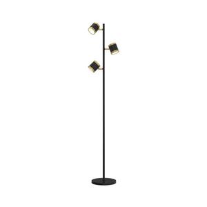 Wofi 3003-304S -LED Stmievateľná stojacia lampa TOULOUSE 3xLED/7W/230V čierna/zlatá 3003-304S vyobraziť