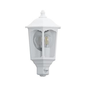 Eglo 97258 - Vonkajšie nástenné svietidlo so senzorom MANERBIO 1xE27/60W/230V biela 97258 vyobraziť