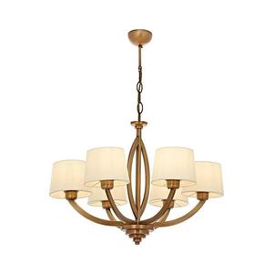 Luster na reťazi LAHORE 6xE27/40W/230V bronzový 301AUR1312 vyobraziť