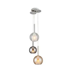 Luster na lanku MUSCAT 3xE14/40W/230V dymový/zlatý/priehľadný 414LRC1298 vyobraziť