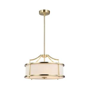 Open Design OR80889 - Luster na tyči STANZA 3xE27/15W/230V pr. 42 cm mosadz/biela OR80889 vyobraziť
