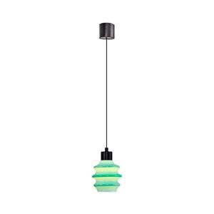 LED luster na lanku CACTUS LED/3W/230V 3000K čierna/zelená 414LRC1979 vyobraziť