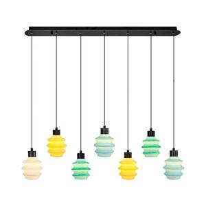 LED luster na lanku CACTUS 7xLED/2, 8W/230V 3000K zelená/žltá/biela 414LRC2017 vyobraziť