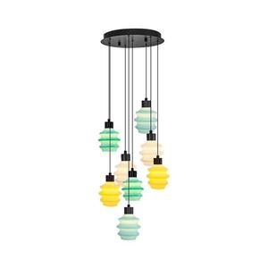 LED luster na lanku CACTUS 8xLED/2, 8W/230V 3000K zelená/žltá/biela 414LRC2018 vyobraziť