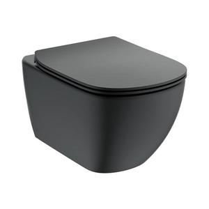 Ideal Standard T3546V3 - Závesné WC s toaletným sedátkom SoftClose TESI keramika/čierna T3546V3 vyobraziť