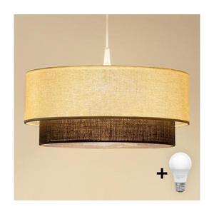BRILAGI - LED luster v štýle BOHO na lanku 1xE27/15W/230V pr. 40 cm krémová/hnedá 8590828027911 vyobraziť