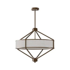 Open Design OR85846 - Luster na tyči ZUNDO 4xE27/15W/230V hnedá/béžová OR85846 vyobraziť
