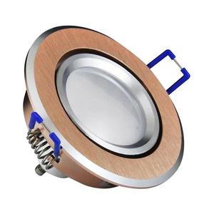 LED Podhľadové svietidlo SLNKO OLAL 1xGU10/3, 5W/230V 3000K pr. 8, 4 cm zlatá 301215 vyobraziť