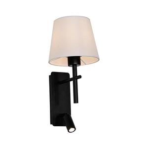 Zuma Line W4106-2BK+WH-LED Nástenné svietidlo LUNA 1xE27/40W/230V + LED/2, 5W čierna/biela W4106-2BK+WH vyobraziť