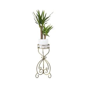 HowHomely Stojan na kvety 76x32 cm zlatá 10-1162-cz-z vyobraziť