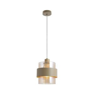 Luster na lanku VALENTINO 1xE27/15W/230V béžový/číry ML2238 vyobraziť