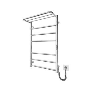 Mario-Radiators Kúpeľňový rebríkový radiátor HOME 95W/230V 77x53 cm nerez/chróm pravý 2.3.8600.10.P vyobraziť