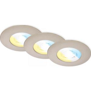 Briloner 7605032-SADA 3xLED Kúpeľňové podhľadové svietidlo 3xLED/4, 9W/230V IP44 matný chróm 7605032 vyobraziť