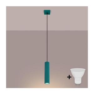 BRILAGI - LED luster na lanku CRESTO 1xGU10/10W/230V tyrkysový BR.1944 vyobraziť