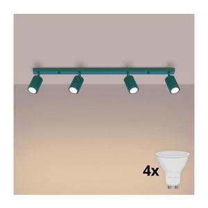 Brilagi - LED bodové svietidlo CRESTO 4xGU10/10W/230V tyrkysové BR.1950 vyobraziť