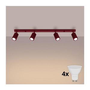 Brilagi - LED bodové svietidlo CRESTO 4xGU10/10W/230V bordová BR.1924 vyobraziť
