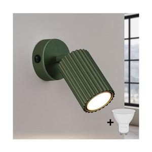 Brilagi - LED nástenné bodové svietidlo CRESTO 1xGU10/10W/230V zelené BR.1617 vyobraziť