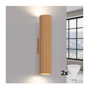 Brilagi - LED nástenné svietidlo CRESTO 2xGU10/10W/230V 30 cm zlaté BR.1558 vyobraziť