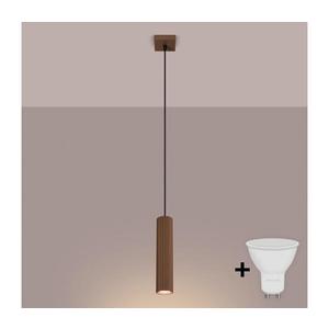 Brilagi - LED luster na lanku CRESTO 1xGU10/10W/230V hnedý BR.1957 vyobraziť