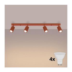 Brilagi - LED bodové svietidlo CRESTO 4xGU10/10W/230V červené BR.1641 vyobraziť