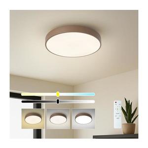 Brilagi - LED stmievateľné stropné svietidlo POOL LED/36W/230V 3000-6000K 30 cm hnedé + diaľkové ovládanie BRI684 vyobraziť